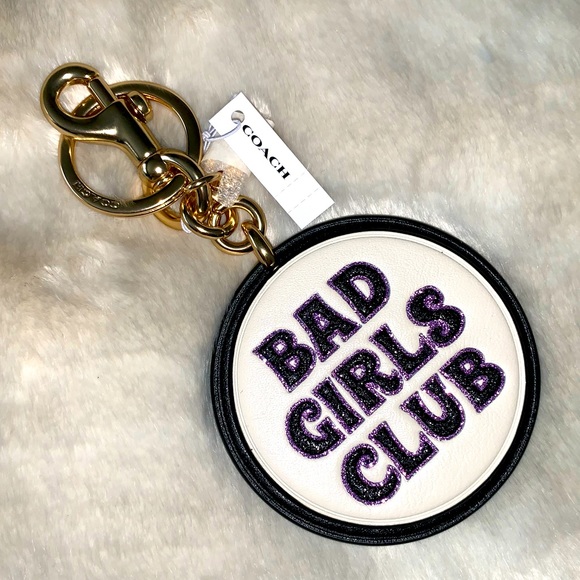 NEW! COACH Bad Girls Club Bag Charm Key Ring New With Tag On! - Picture 2 of 16